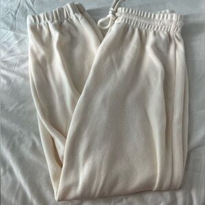 Zara Cream Drawstring Joggers